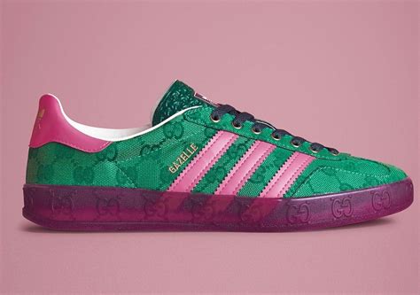 gucci gazelle viola|Adidas x Gucci Gazelle low.